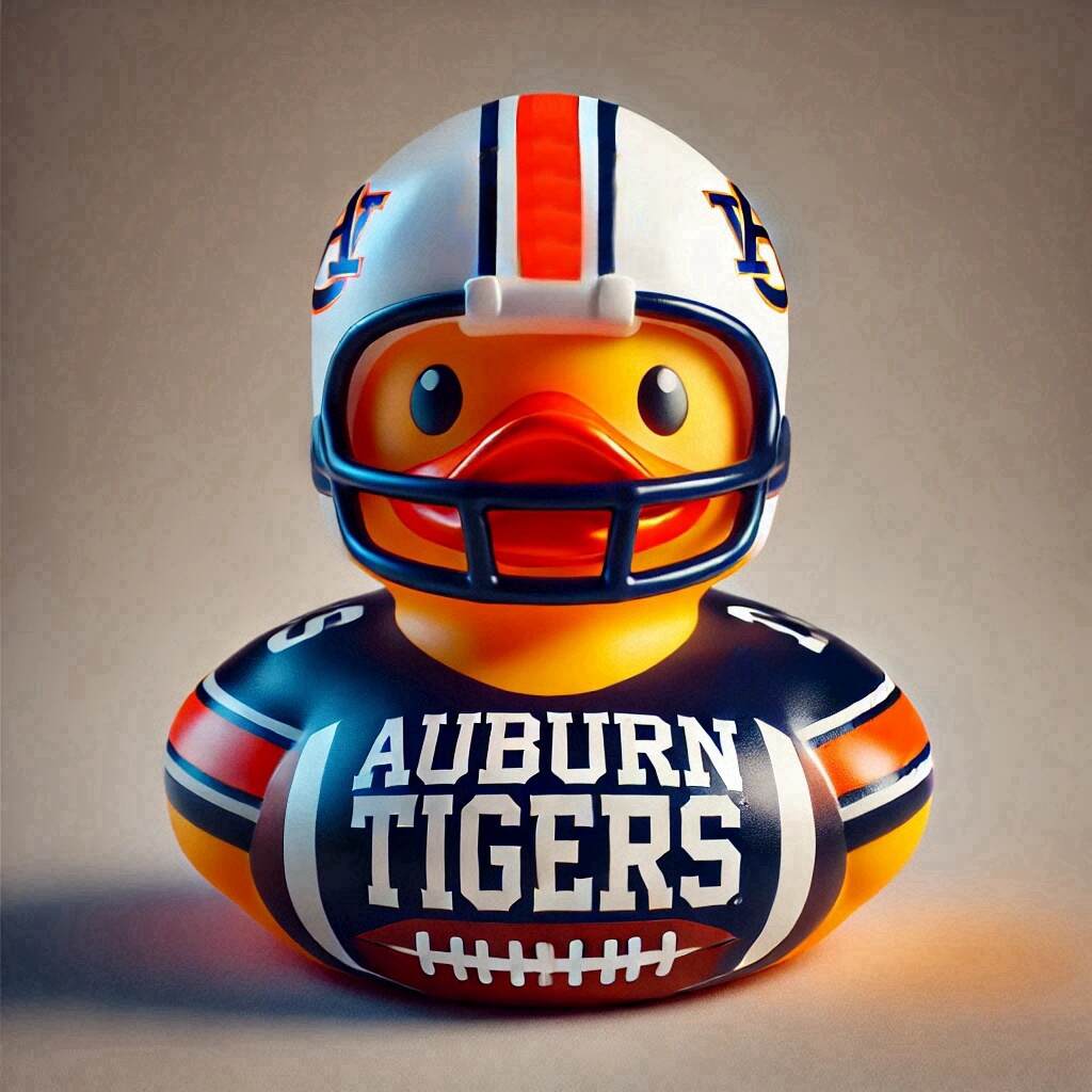 SEC Football Rubber Duck