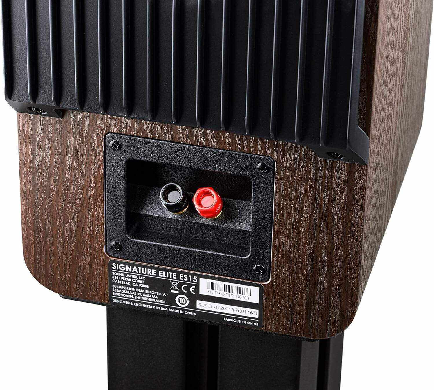 Polk Audio Signature Elite ES20 Bookshelf Speaker - Hi-Res Audio Certified,Dolby Atmos & DTS:X Compatible, 1