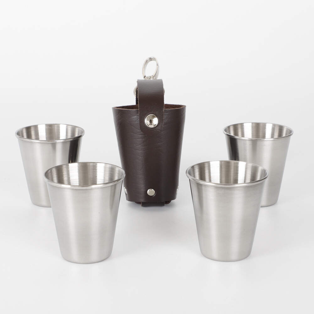 Spirits glasses 4 with carrying sleeves