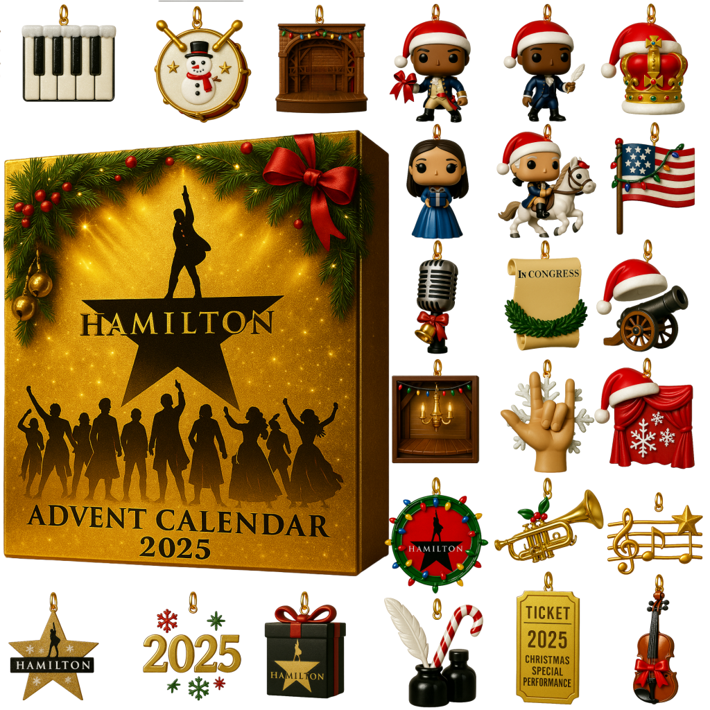 Broadway theater Hamilton Advent Calendar 2025