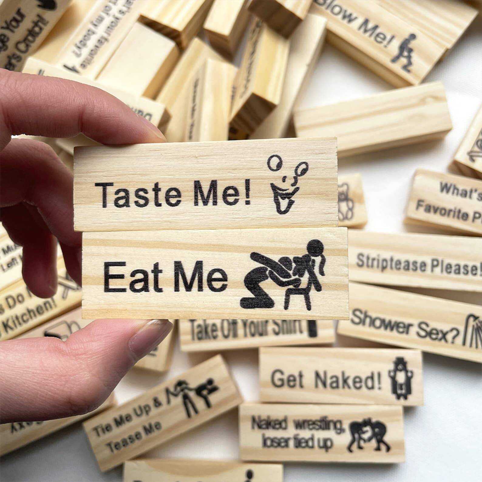 Naughty Block Tower Game