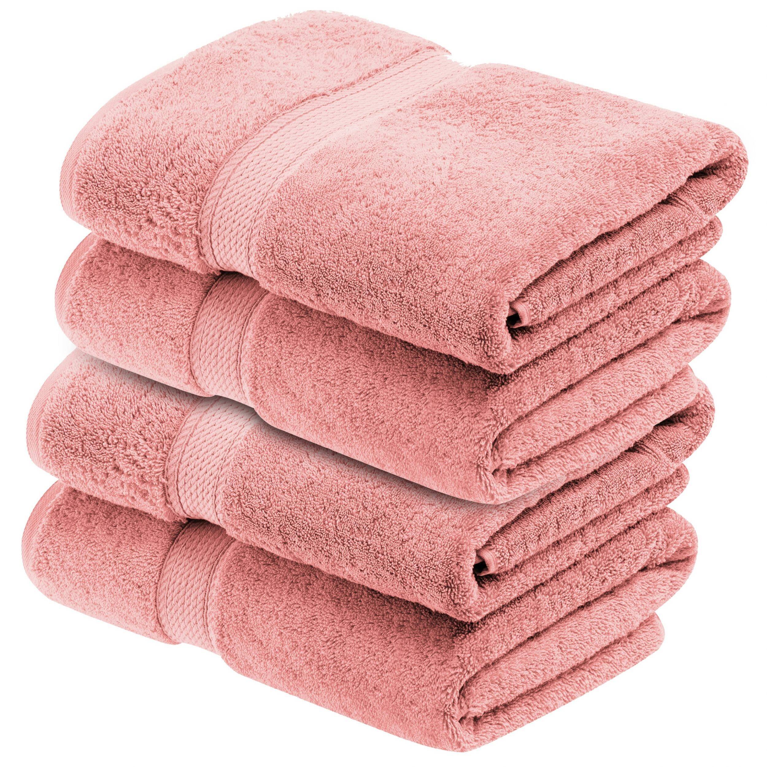 Superior Egyptian Cotton Pile Heavyweight Bath Towel Set of 4