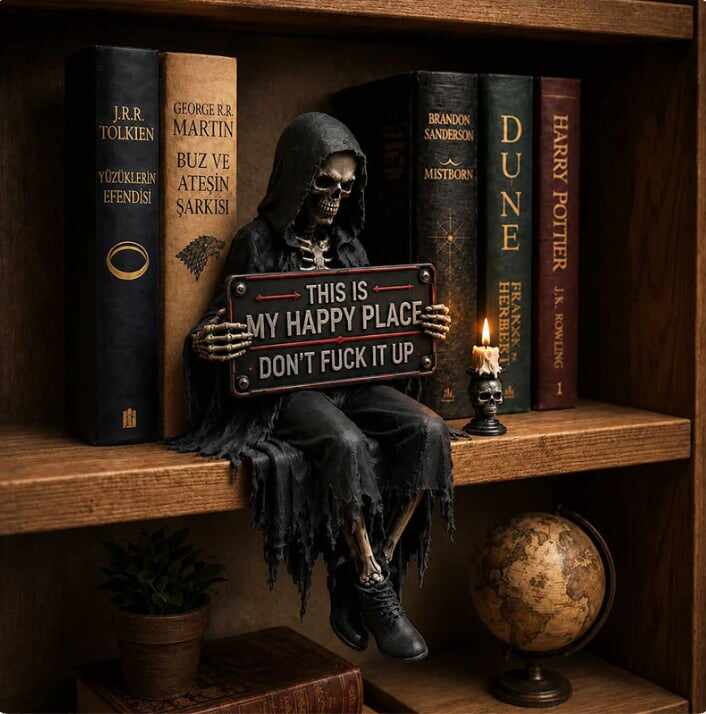 🔥LAST DAY 60% OFF - 💀🖤Skeleton & Demon Shelf Sitter Figurines🔥