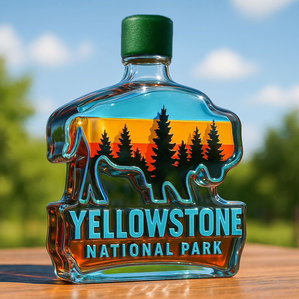 Yellowstone Bison Whiskey Bottle