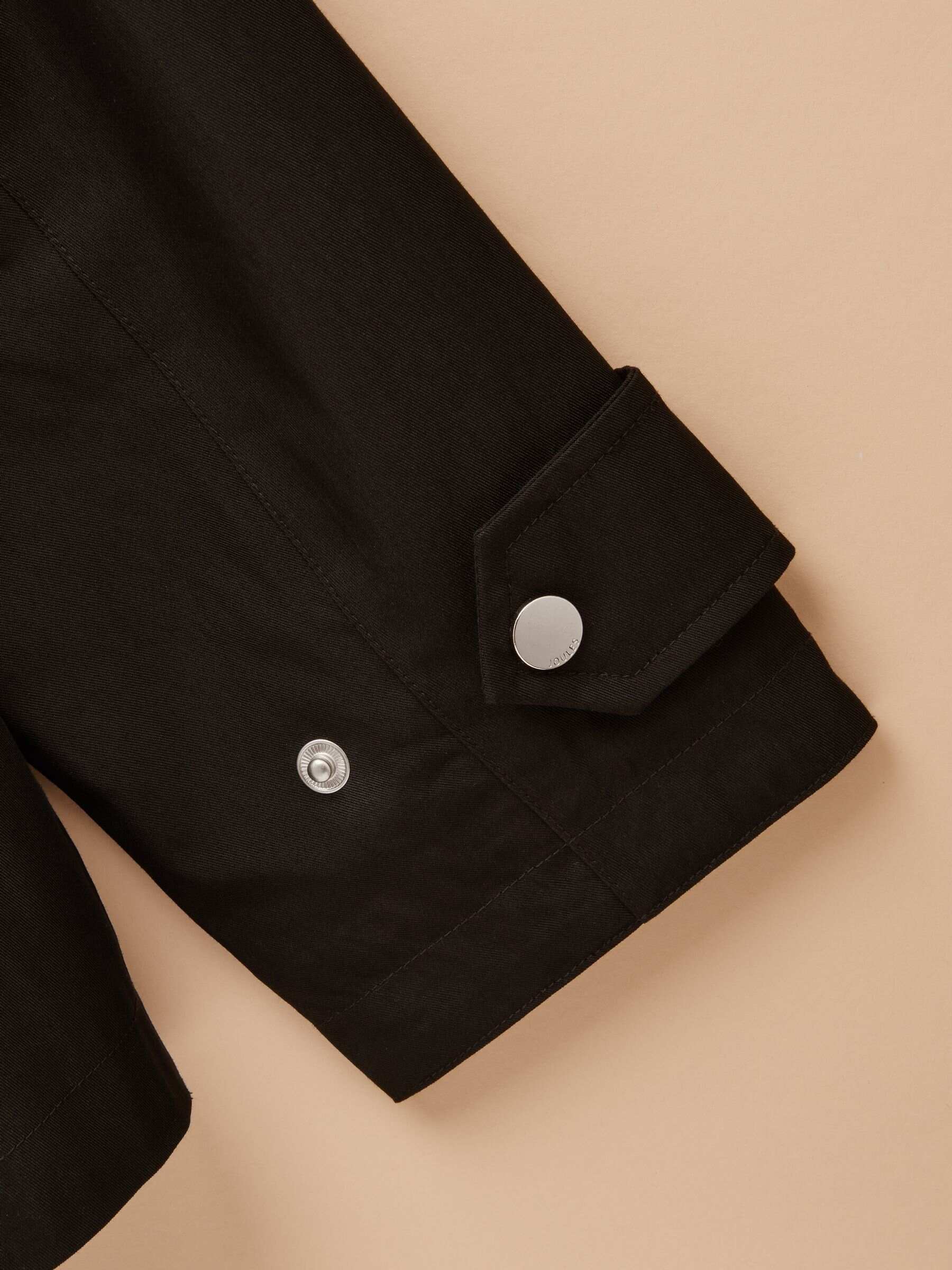 Waterproof Navy Raincoat with Hood