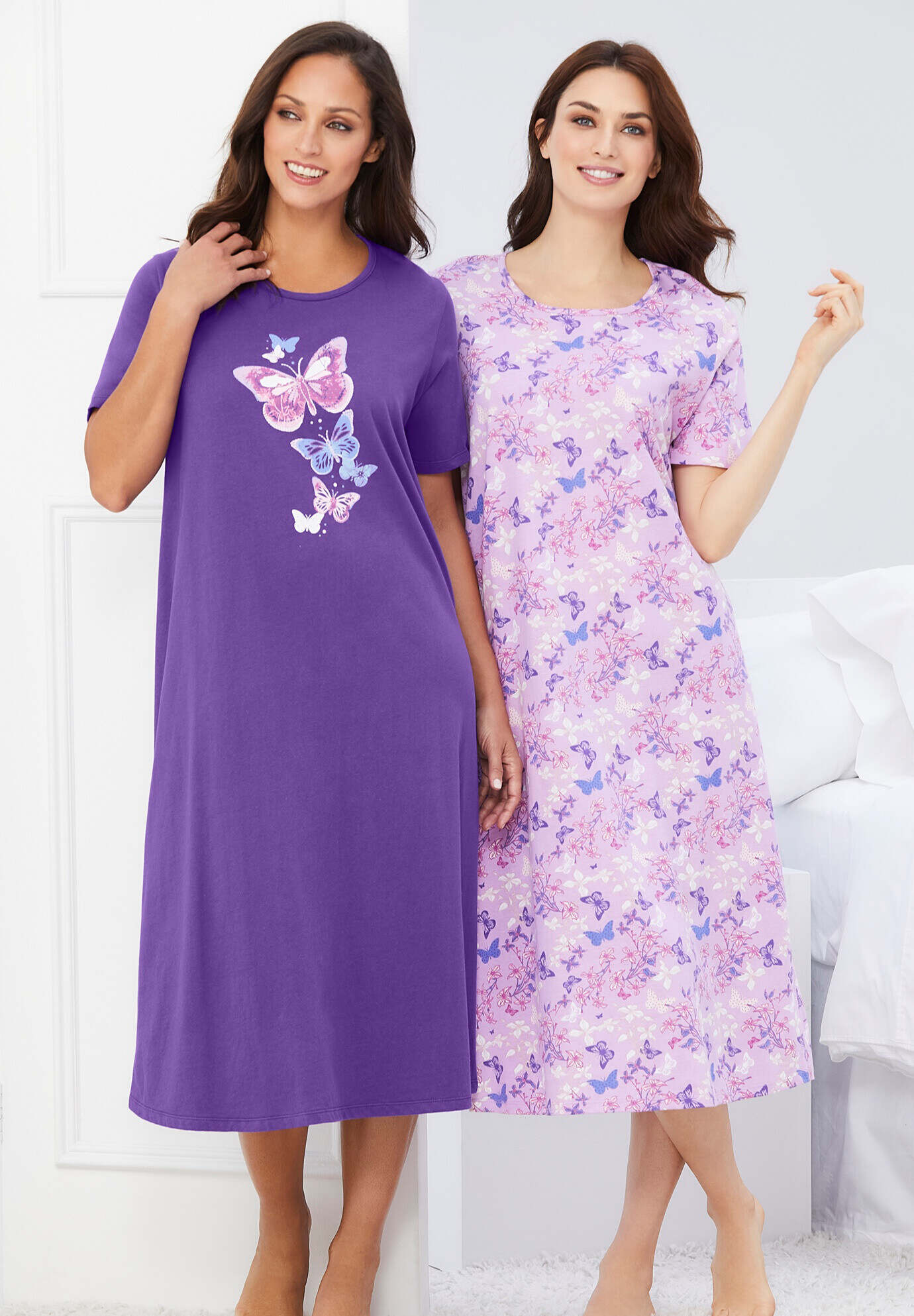 2-Pack Long Sleepshirts