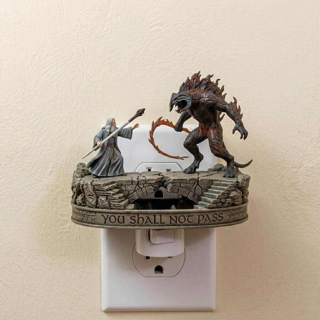 The Lord of the Rings: Gandalf vs. Balrog Installed Nightlight
