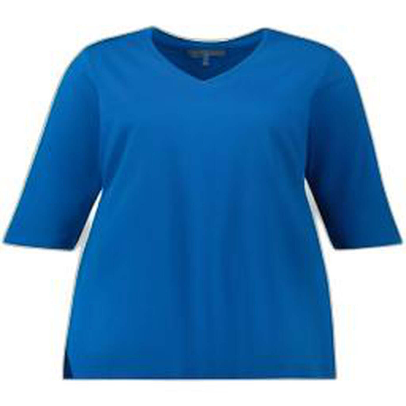 Perfect Three-Quarter Sleeve V-Neck Tunic