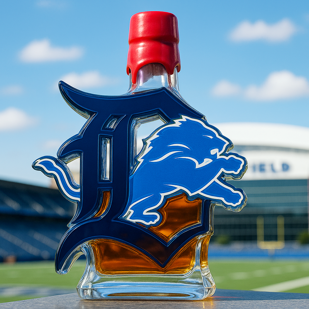 Detroit Proud Legacy Whiskey Bottle