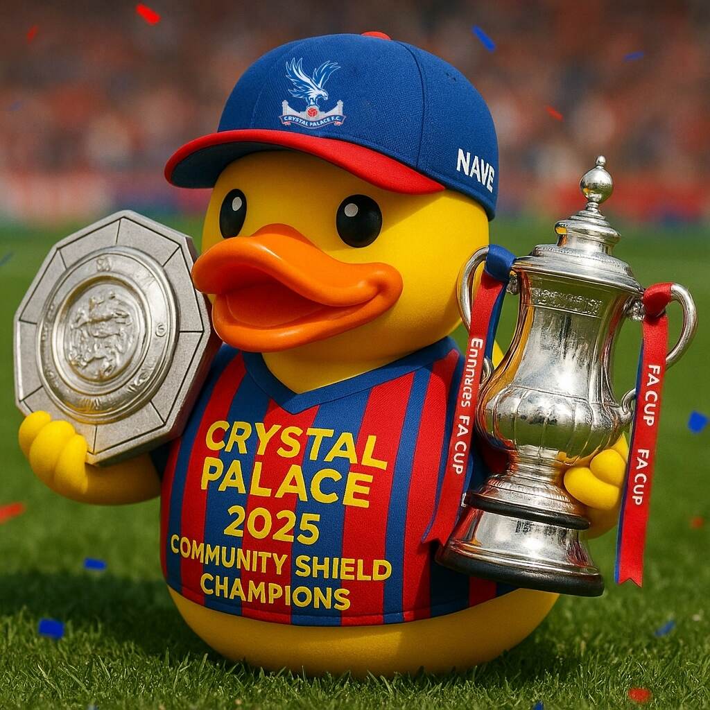 Crystal Palace Champions Duck — 2025 Double Glory Edition