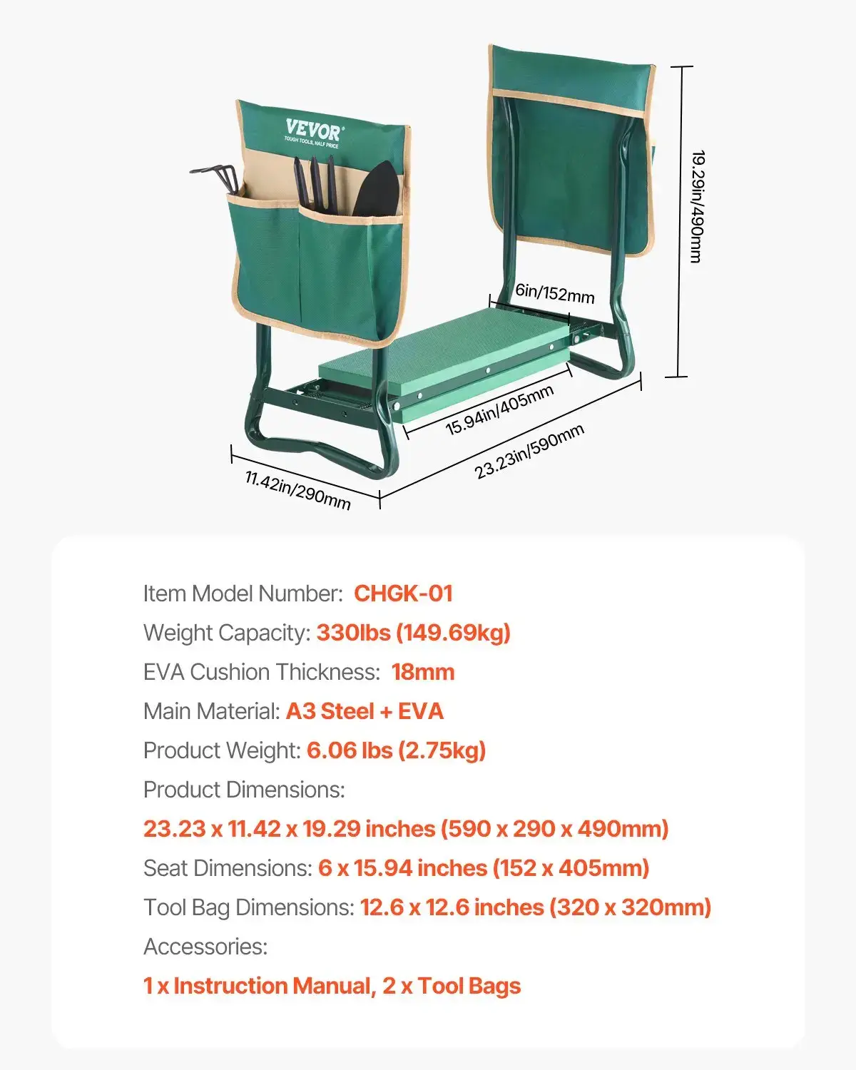 Garden Kneeler and Seat 6