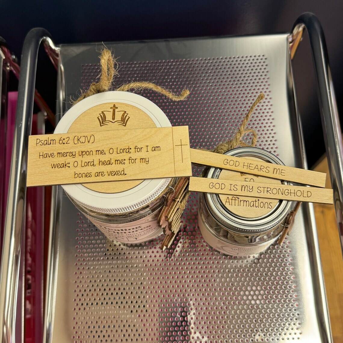 Healing Scripture & Biblical Affirmation Jars
