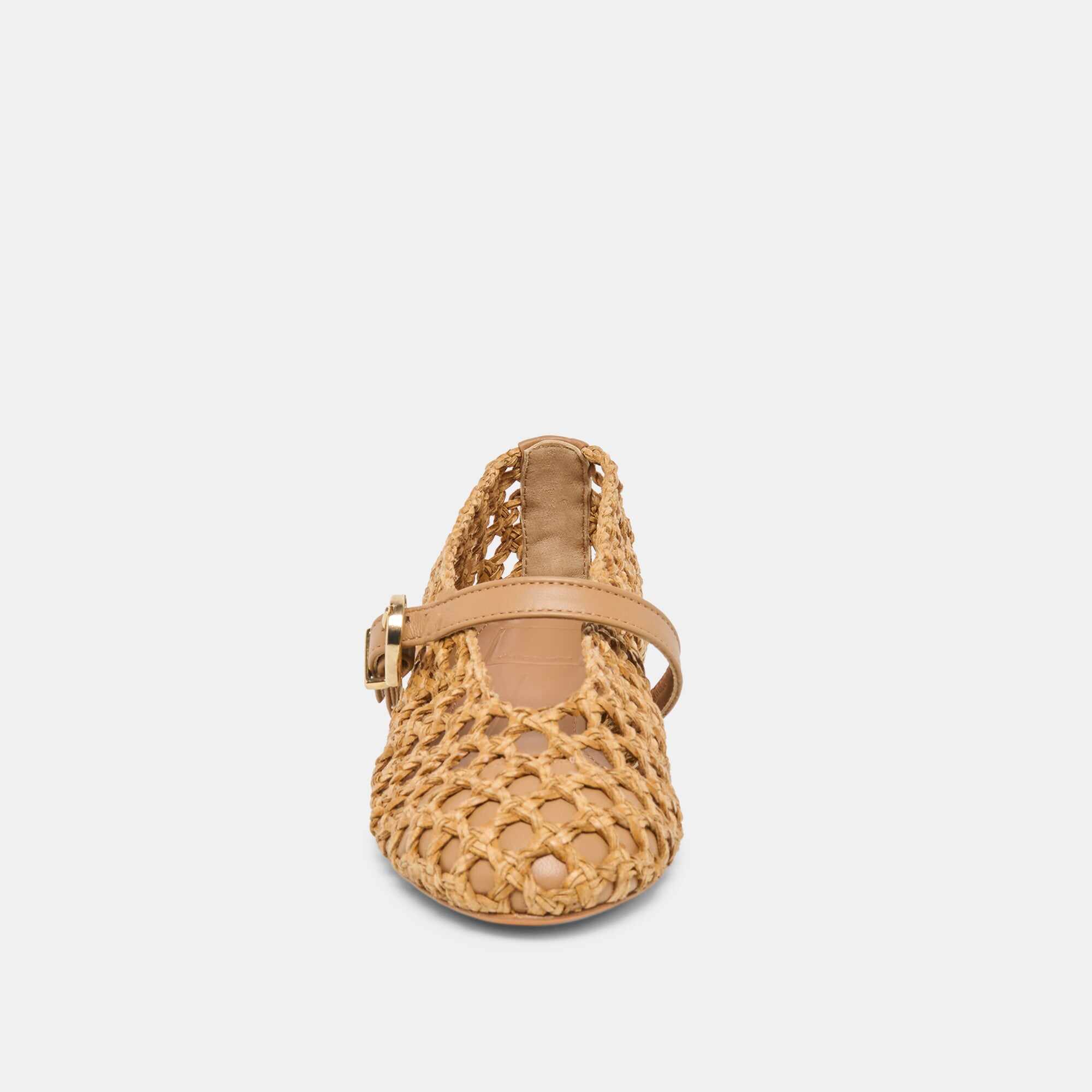DOVER BALLET FLATS TAN WOVEN STELLA