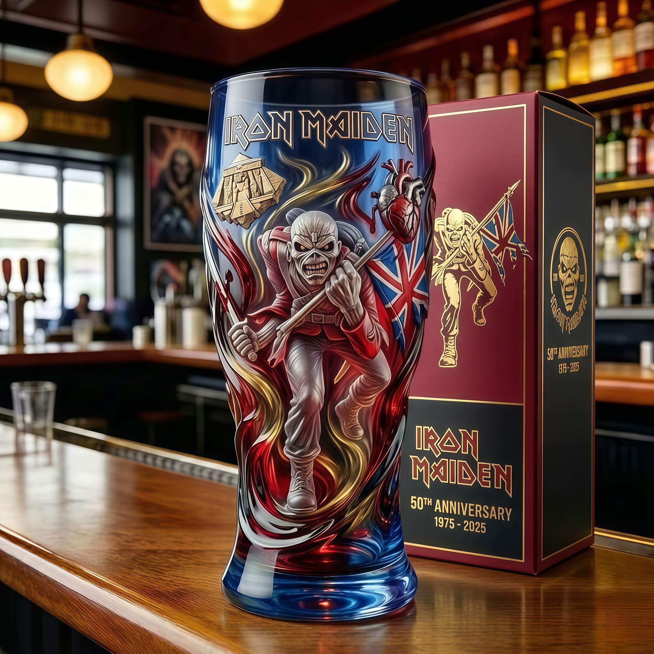 The Trooper——Iron Maiden 50th Anniversary Commemorative Glass