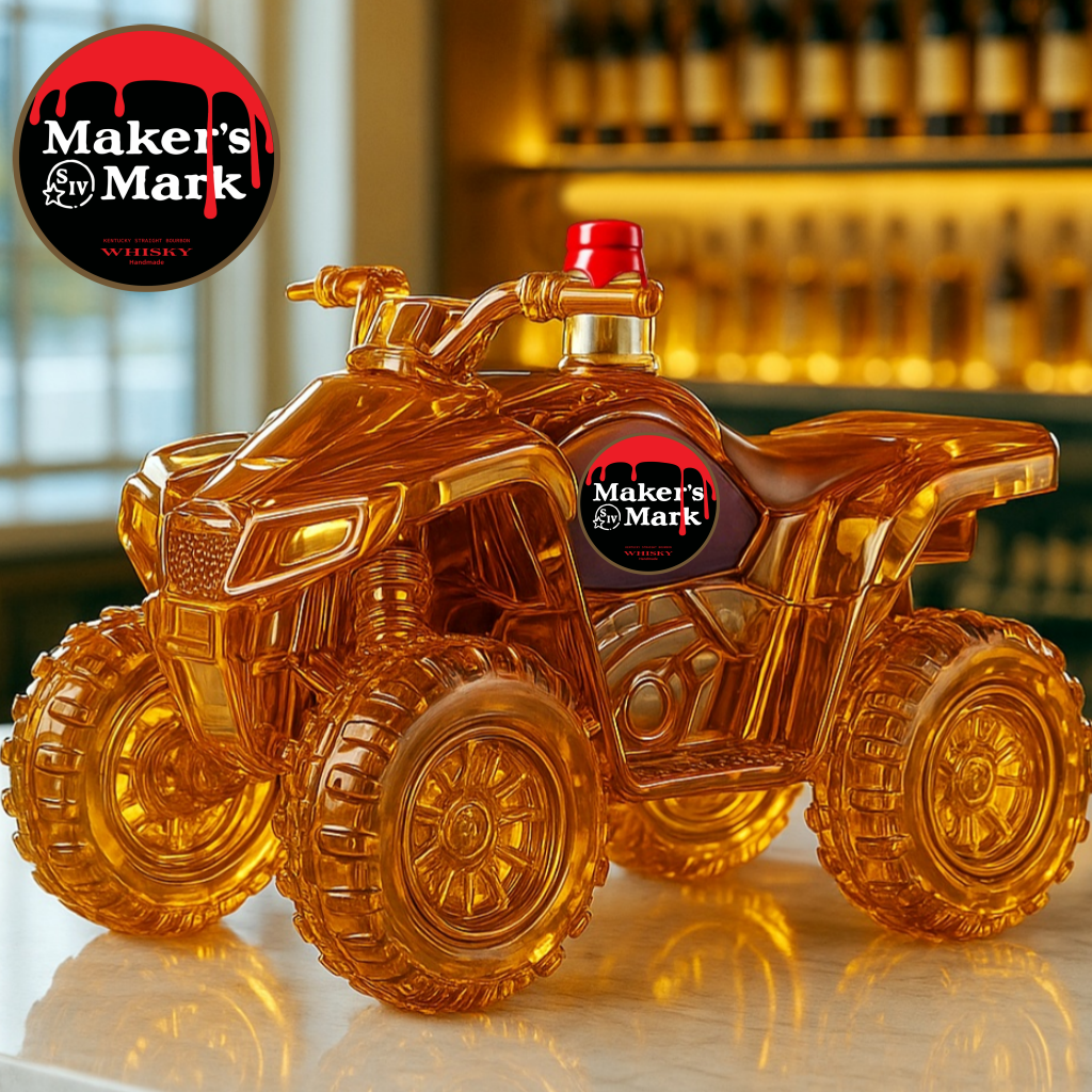All-Terrain Vehicle (ATV) Whiskey Bottle
