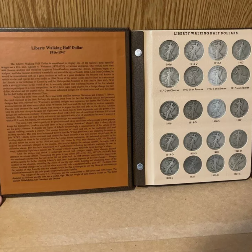 🔥【Complete Set】1916-1947 Walking Liberty Half Dollar Set - 20PC💰 Free Shipping & Quality Assurance