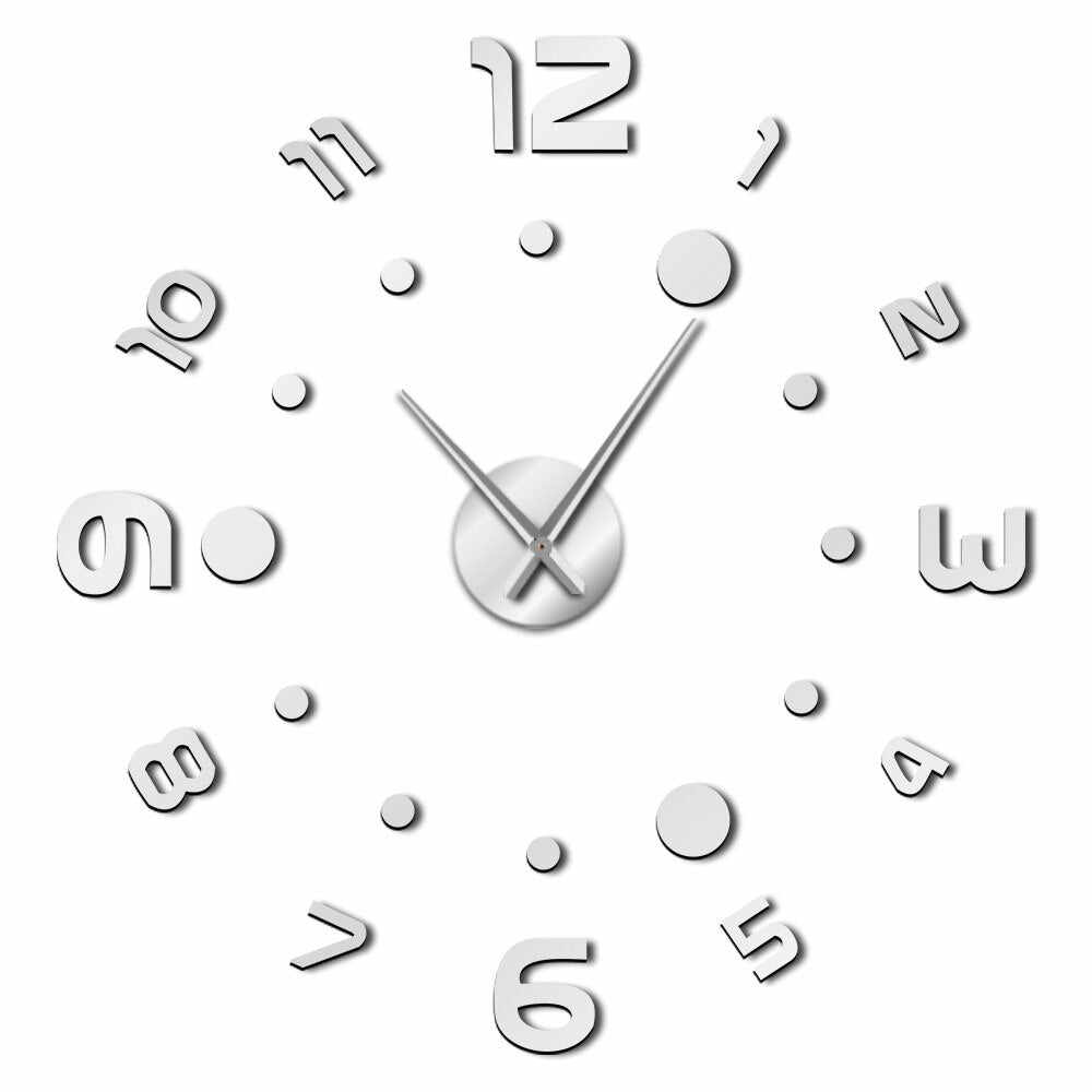 New Real Special Watch Quartz Wall Clocks 3D Acrylic DIY Wall Art Giant Clock Design Luxury Large Decorative Clocks Duvar Saati