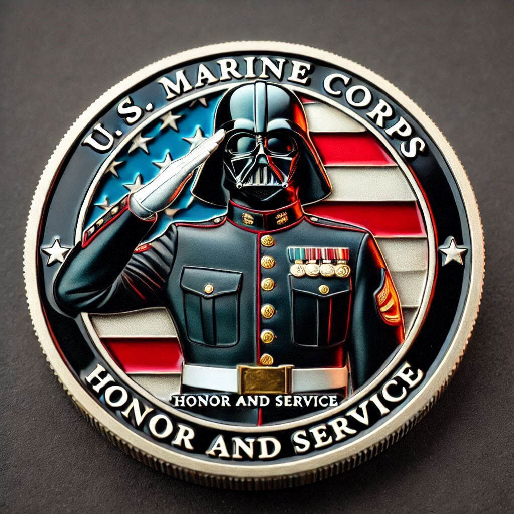 Veteran Tribute coin - Dark Warrior Edition