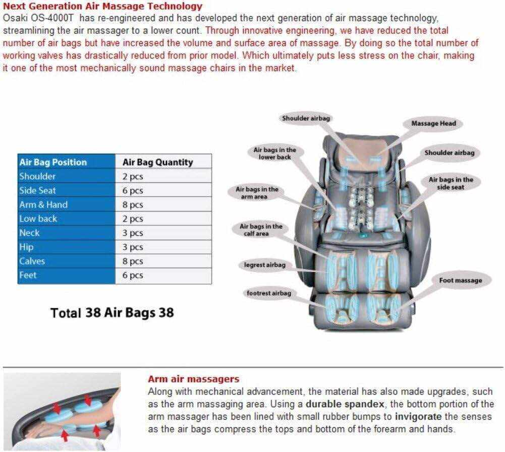 Osaki OS4000TA Model OS-4000T Zero Gravity Massage Chair, Black, Computer Body Scan, Zero Gravity Design, Unique Foot Roller, Next Generation Air Massage Technology, Arm Air Massagers