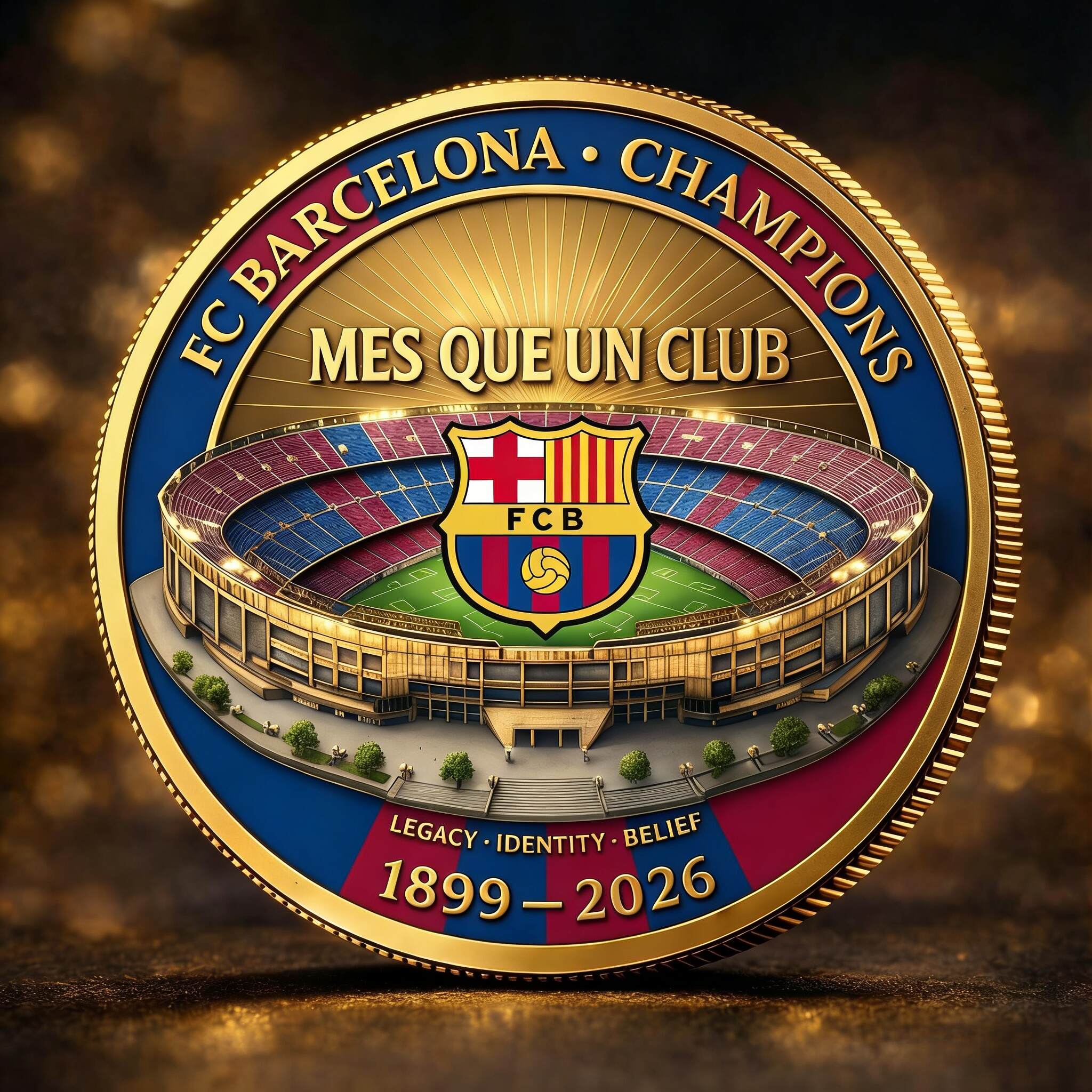 FC Barcelona · Champions of Spain Legacy Coin