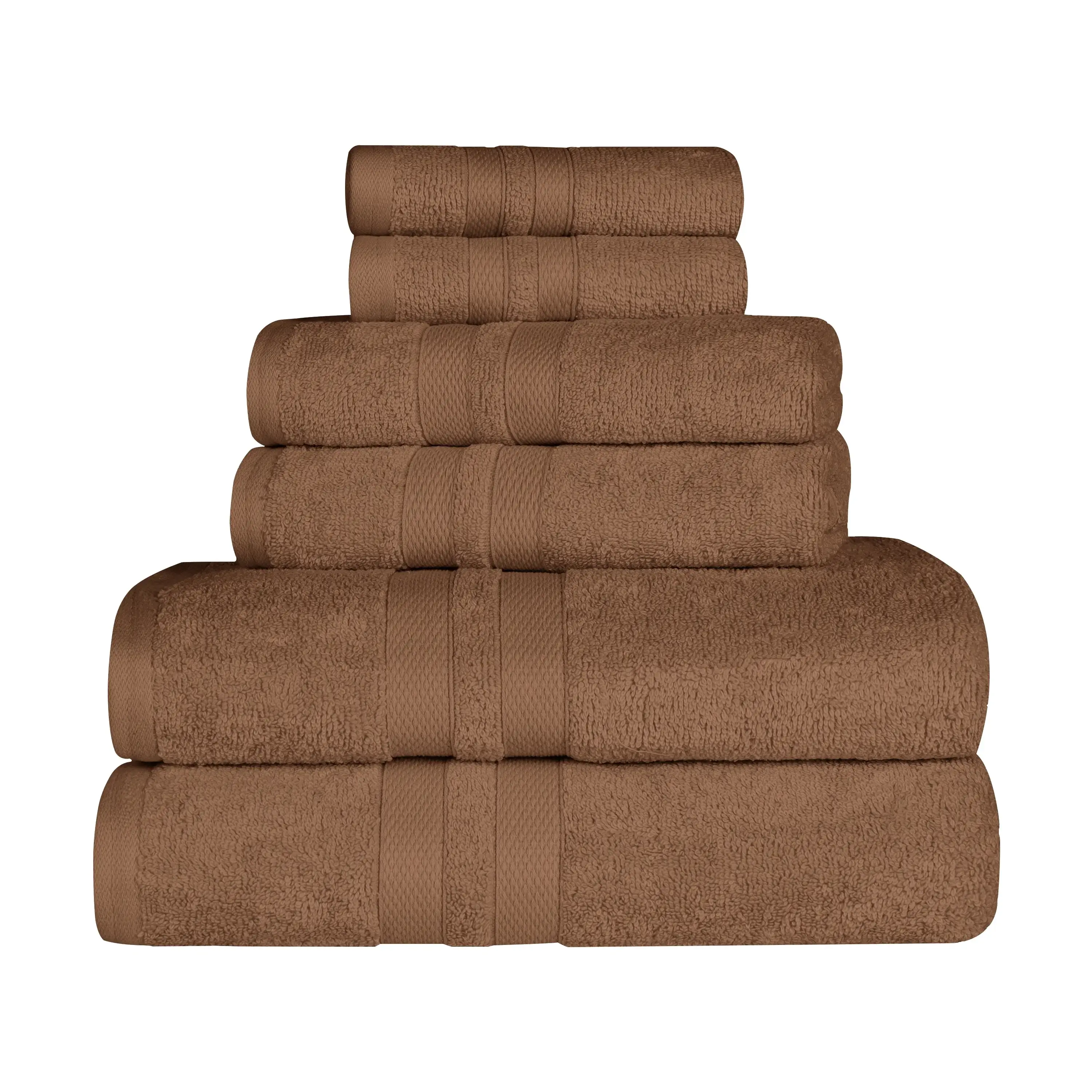 Superior Cotton Quick-Drying 6 Piece Highly Absorbent Towel Set