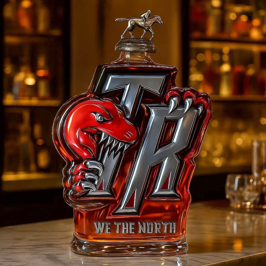 Toronto Raptors Whisky Bottle
