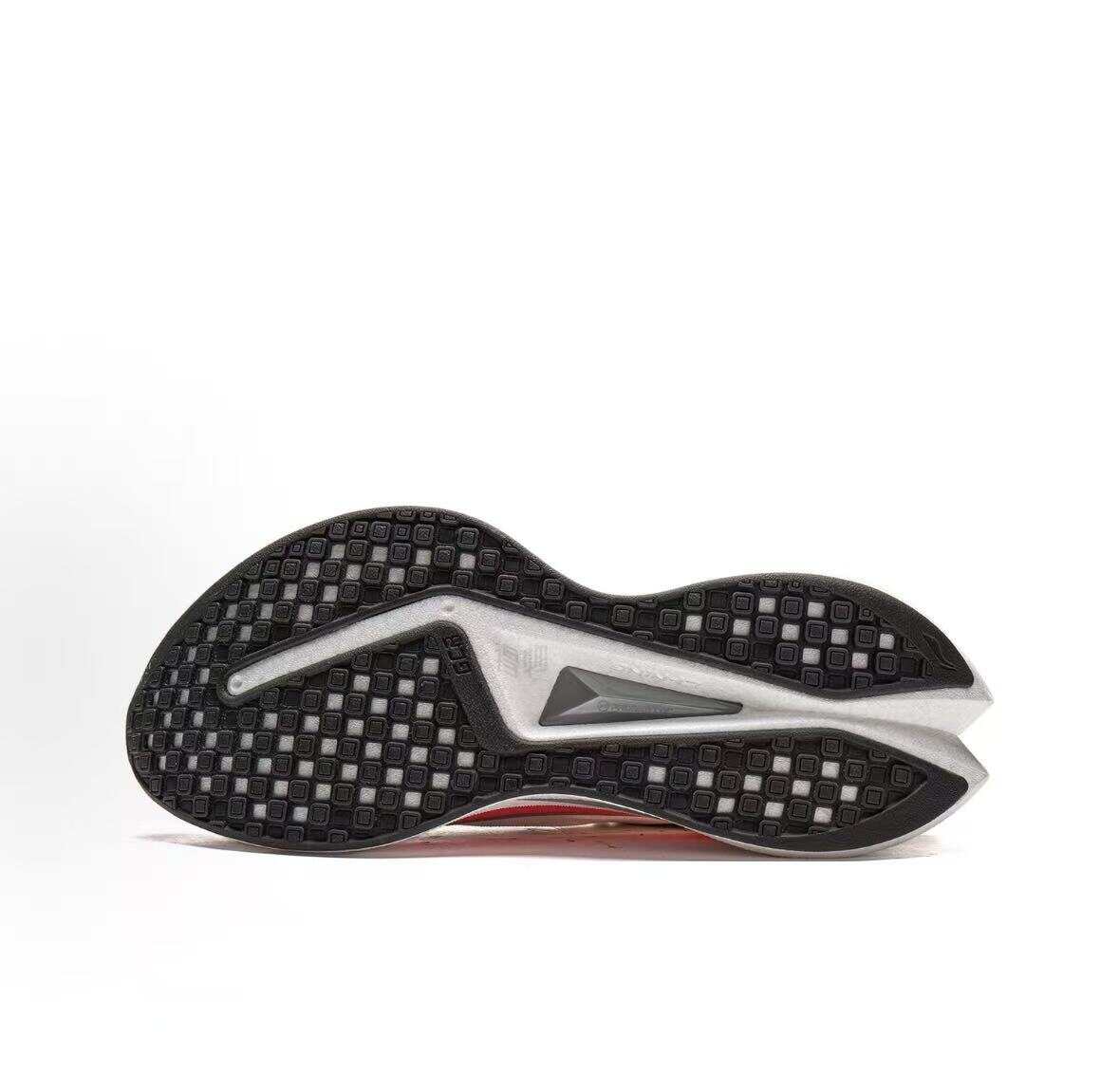 Lightweight Breathable Running Sneakers - White/Red Colorway