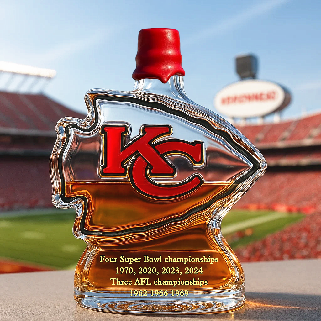 Kansas City Chiefs Honor Whiskey Bottle