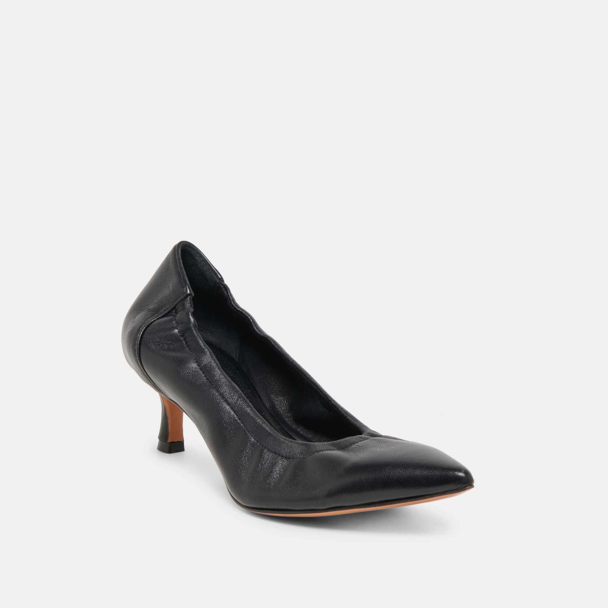 CELTIN HEELS BLACK LEATHER