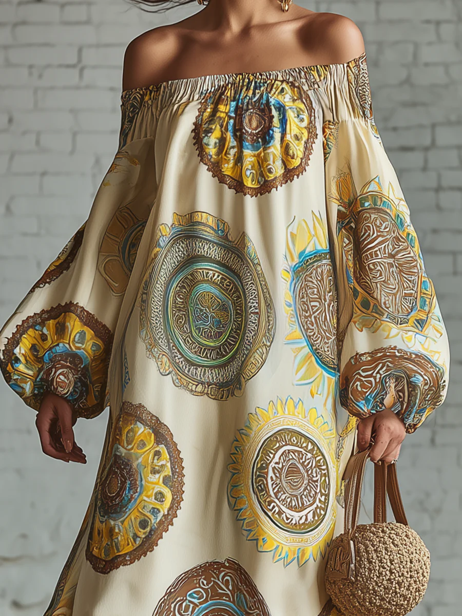 🔥Summer Arrivals🌟Retro Polka Dot Print Multi-layered Hem Maxi Dress
