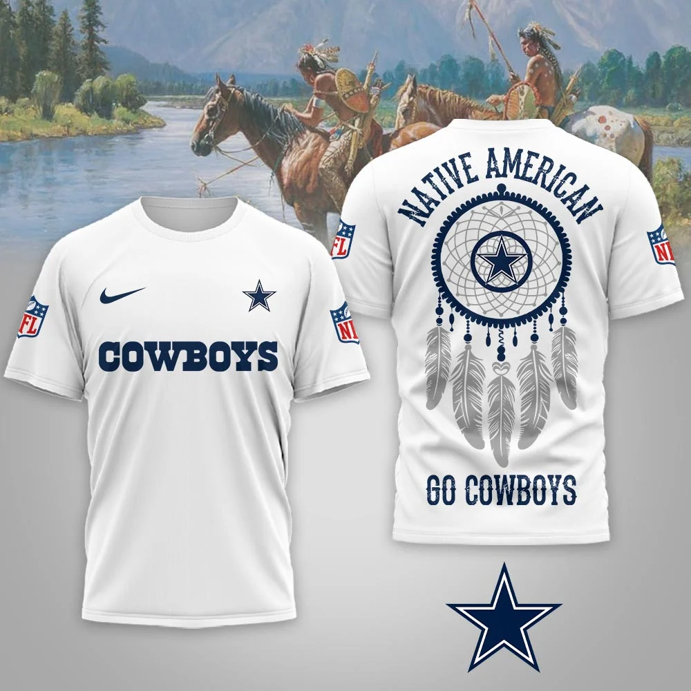 Dallas Cowboys | Premium NFL Native American 3D Shirt NP