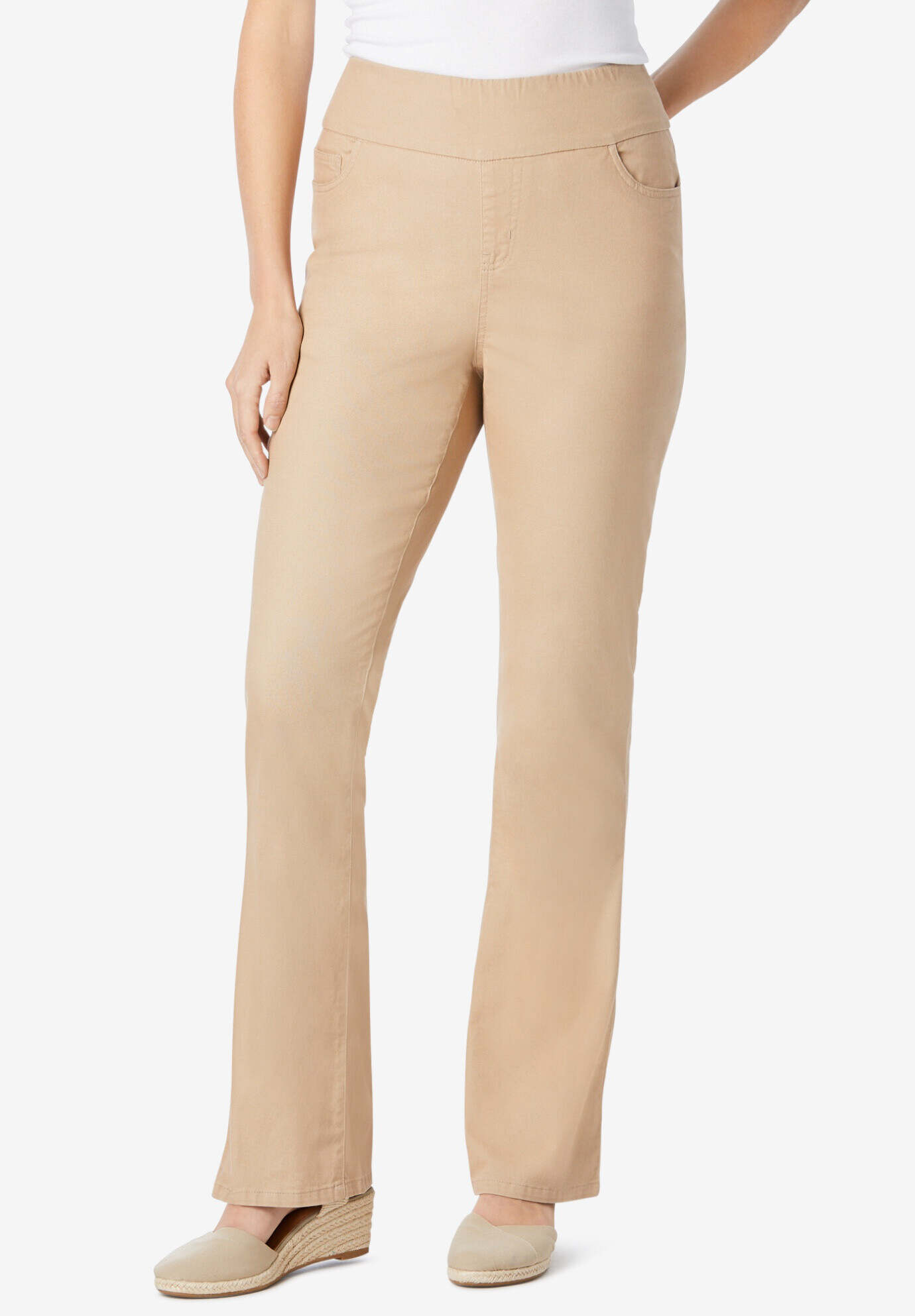 Flex-Fit Pull-On Bootcut Jean