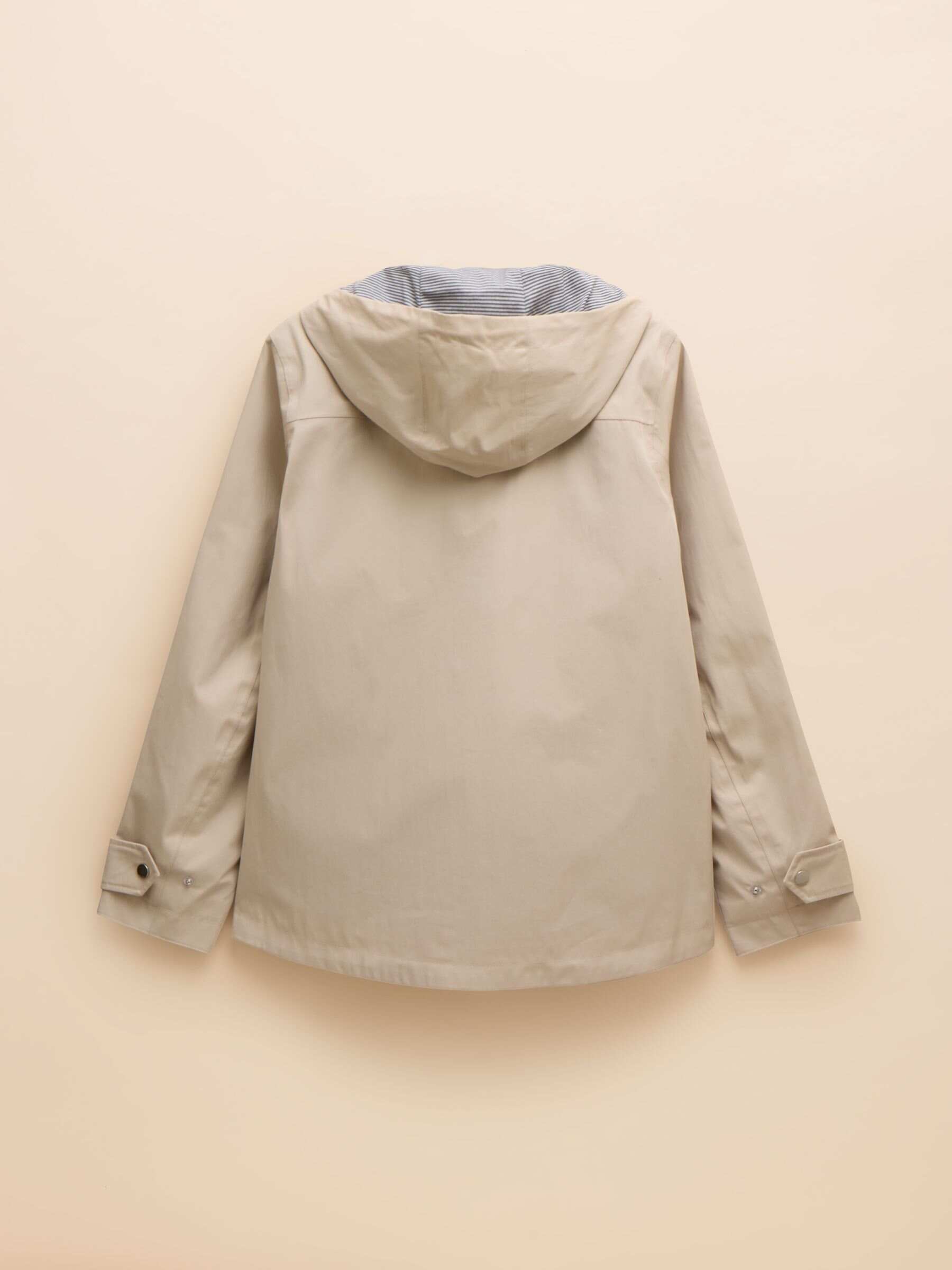 Waterproof Navy Raincoat with Hood