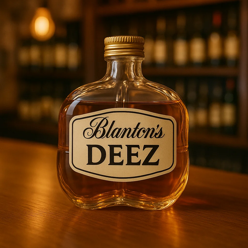 Funny Deez Nuts Whiskey Bottle