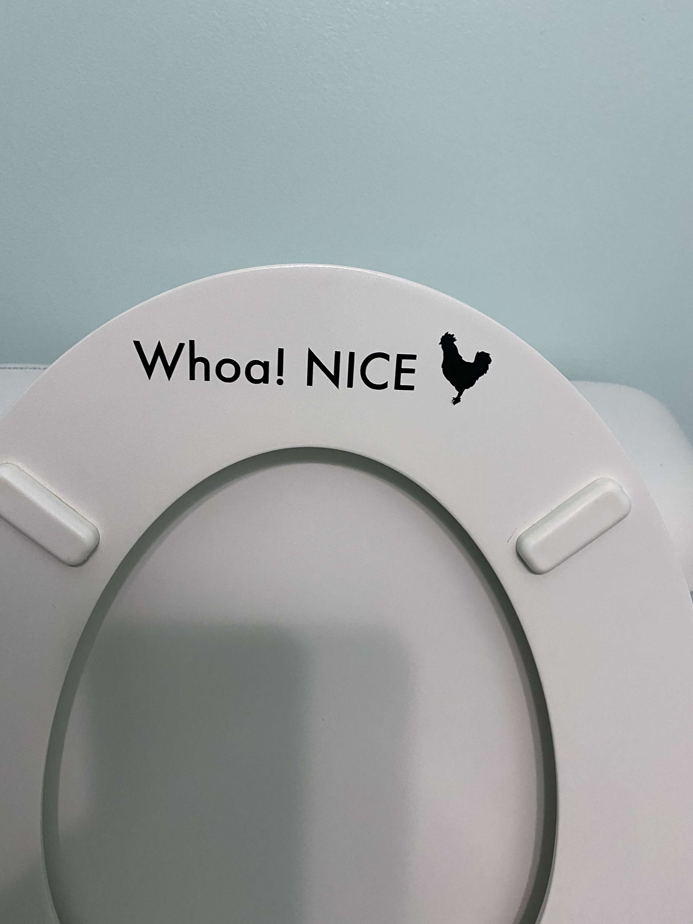 Whoa! Nice Rooster decal