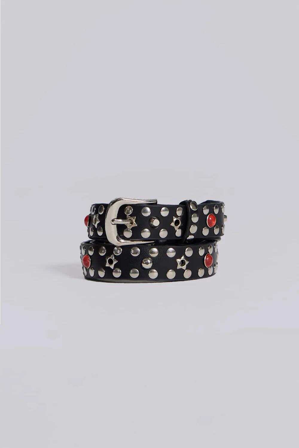 Black Starstud Belt