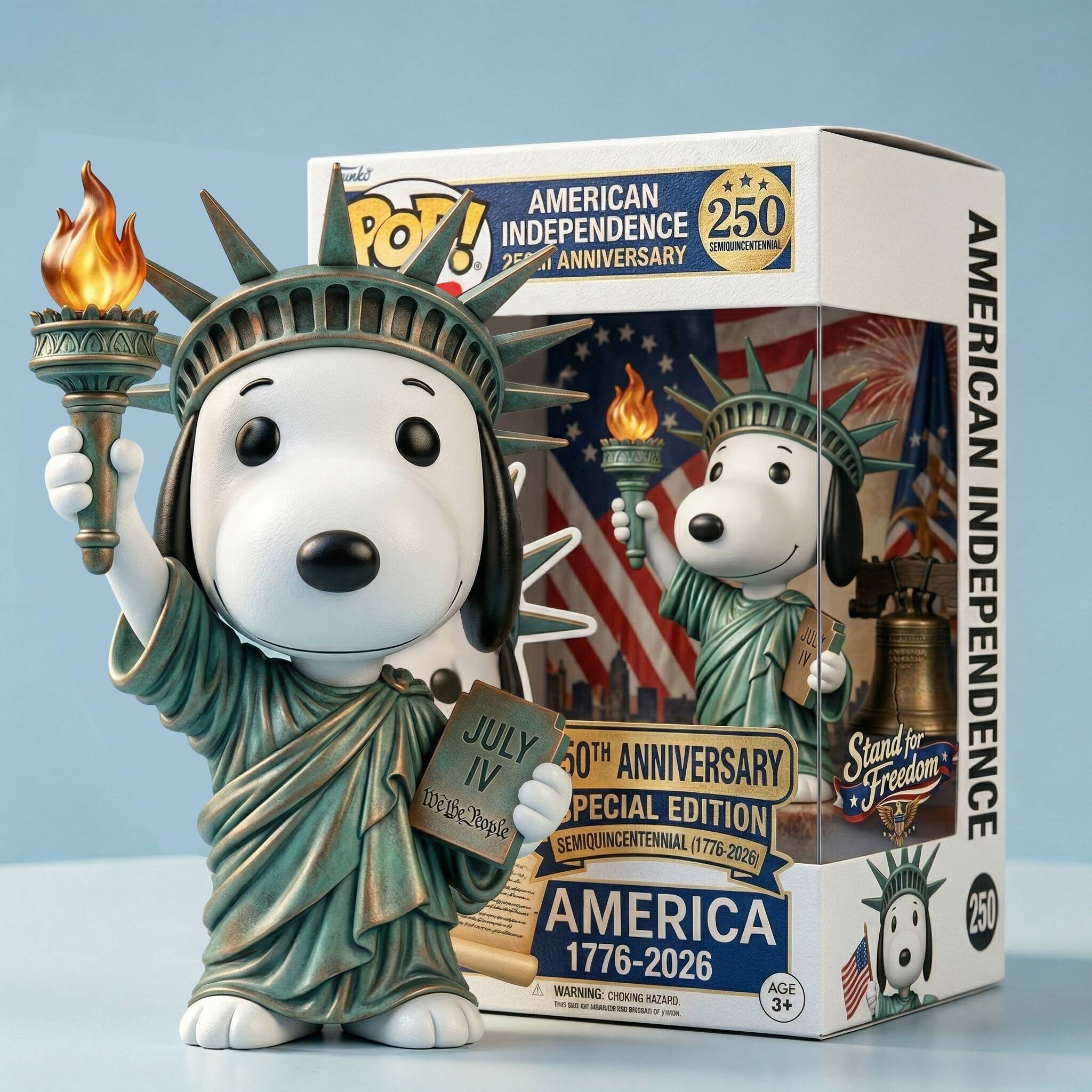🗽 Snoopy × American Independence 250th Anniversary POP!