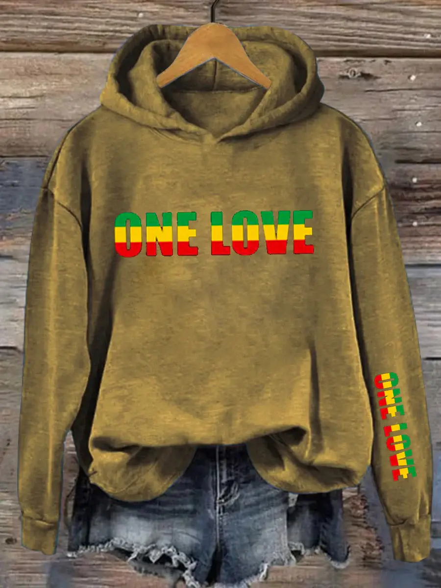 One Love Casual Hoodie Sweatshirt