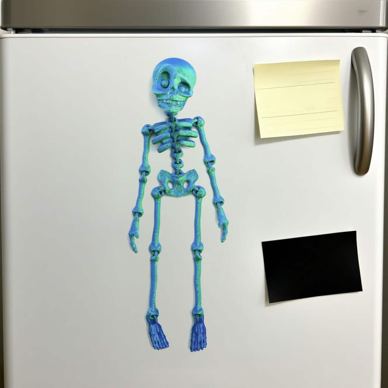🎃Halloween Hot Sale 49% OFF 💀✨3D Printed Vintage Skeleton Magnetic Figurine 🎃