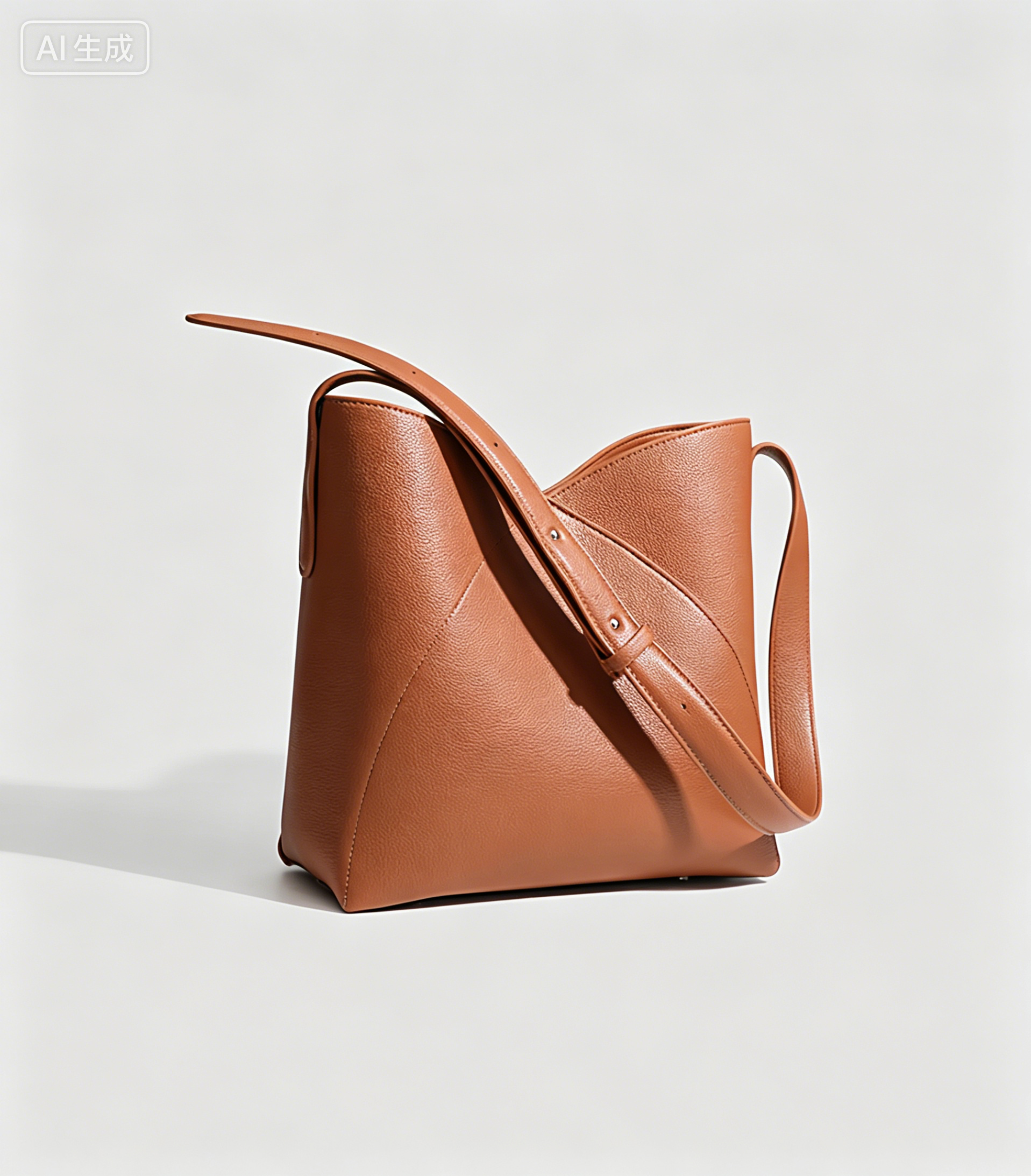 Fashionable womenbang with cowhide and classic design