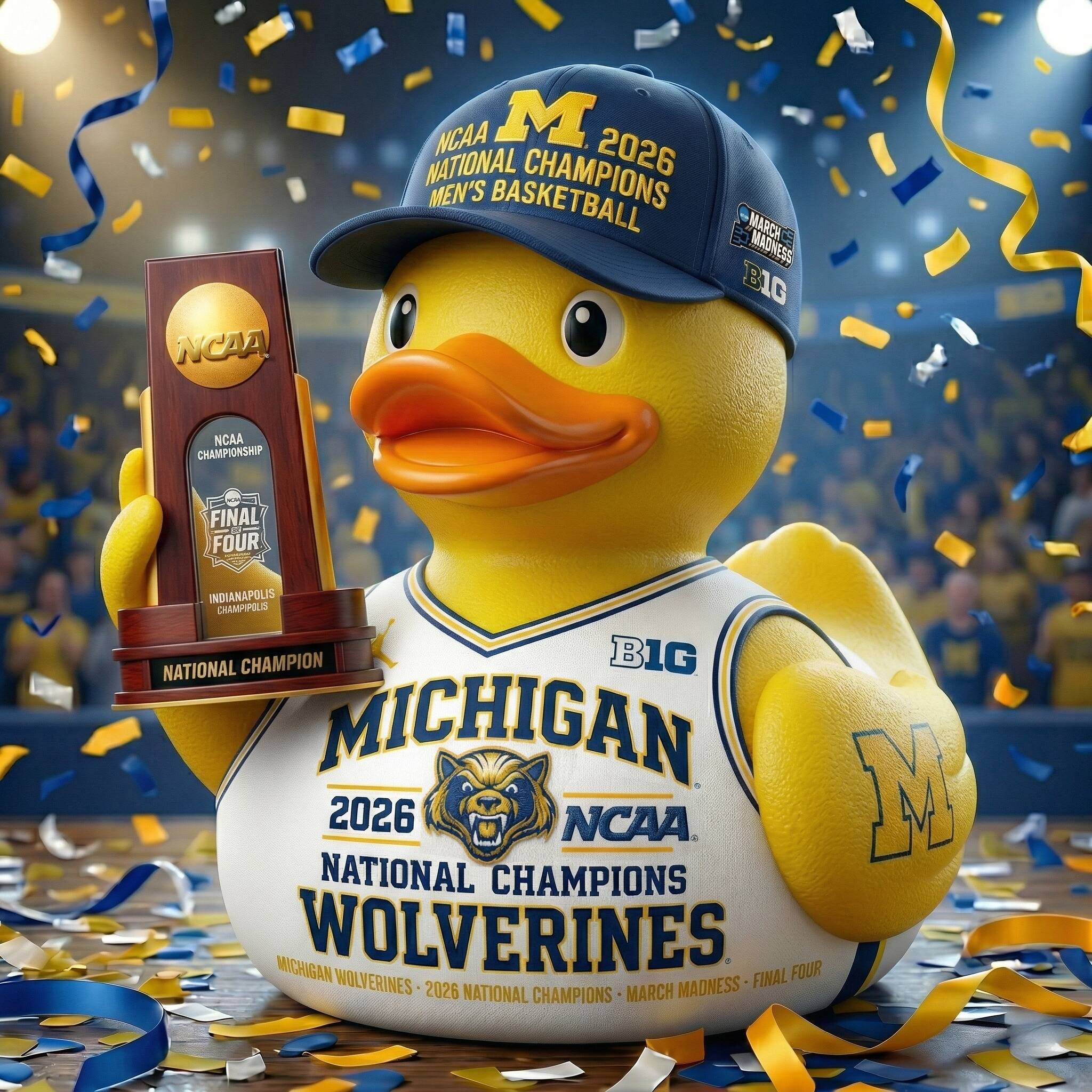 Michigan Wolverines 2026 National Champions DUCK