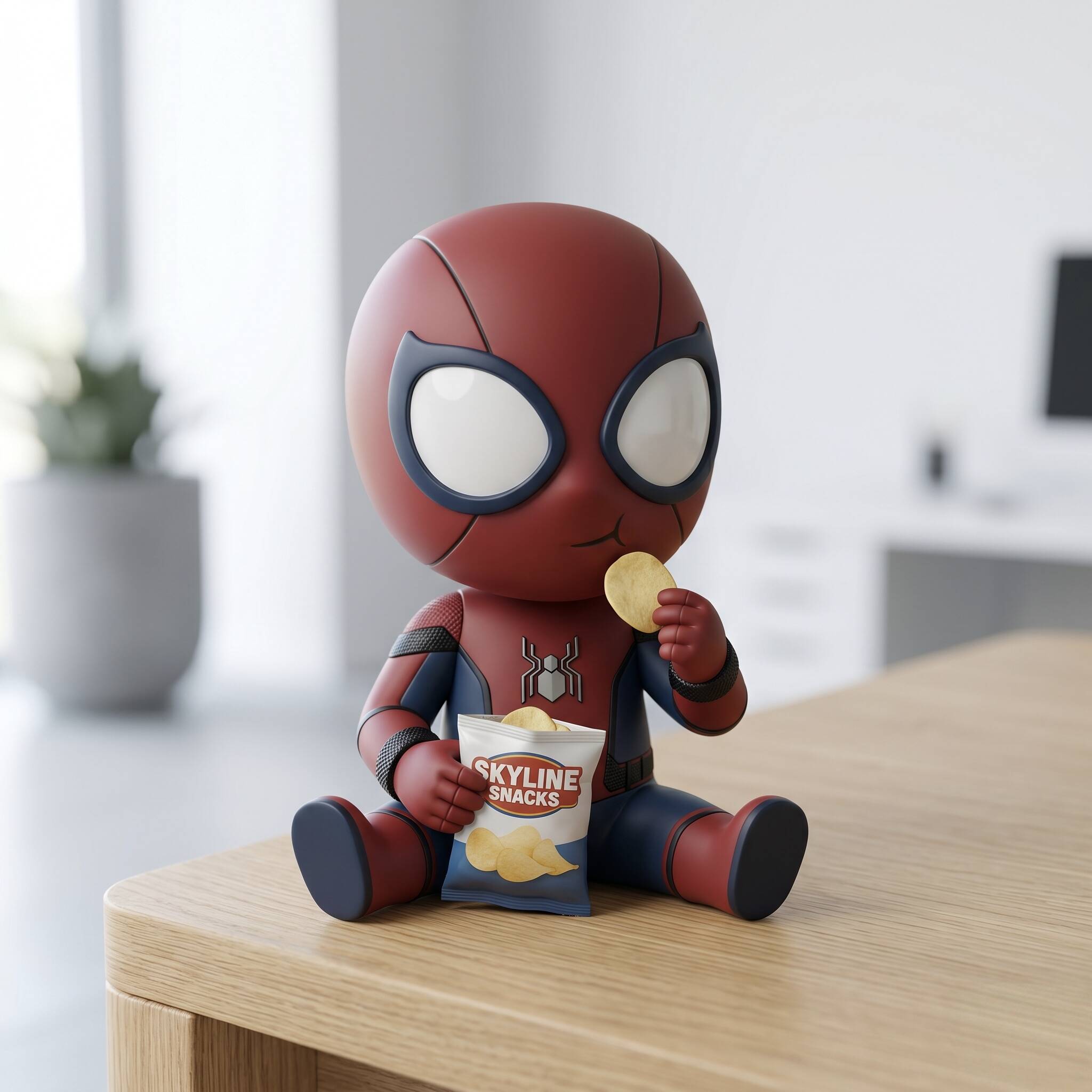 Chibi Spider-Man Daily Life Desktop Figurine Collection !🕷️🕸️