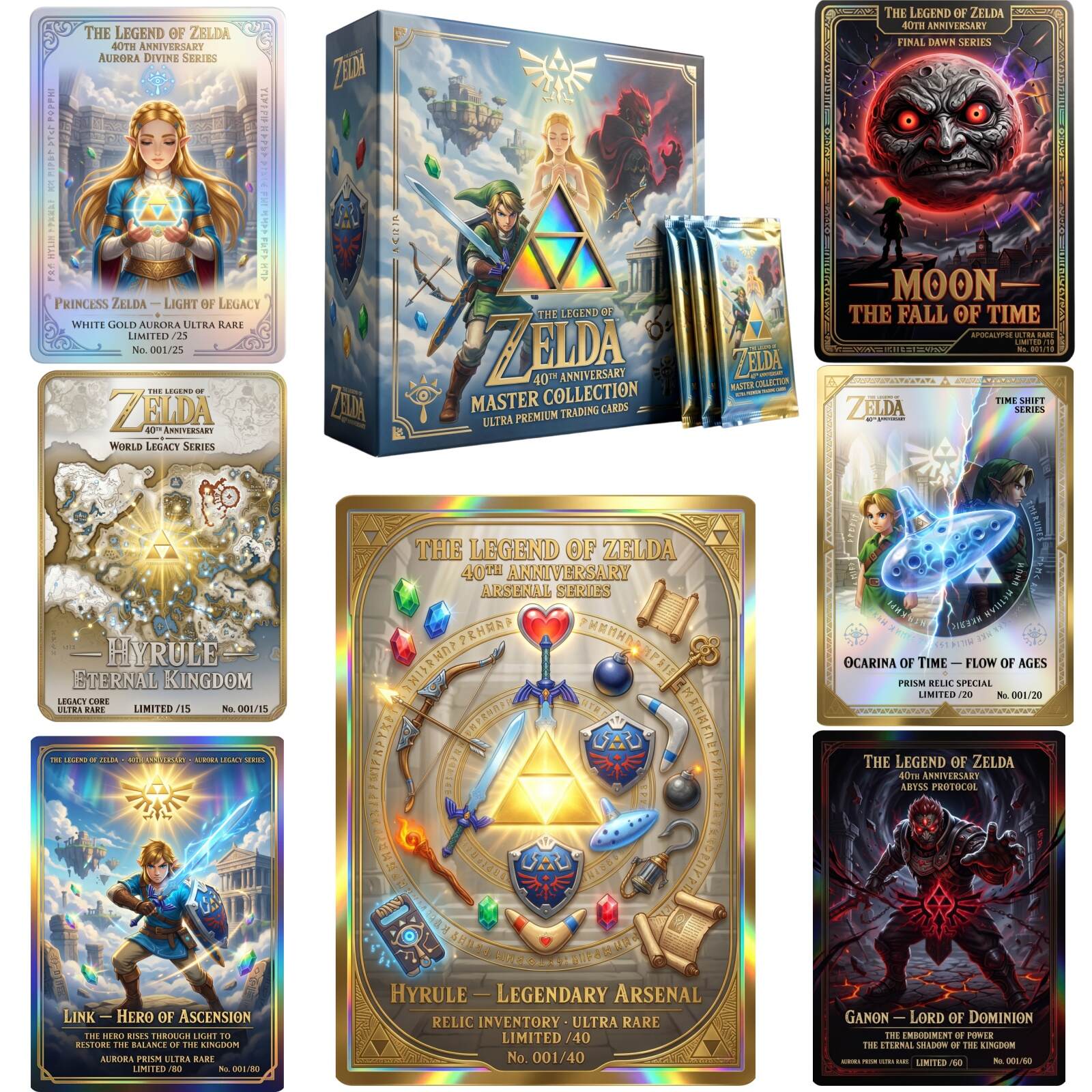 The Legend of Zelda™ 40th Anniversary Master Collection — Ultra Legacy Trading Card Box