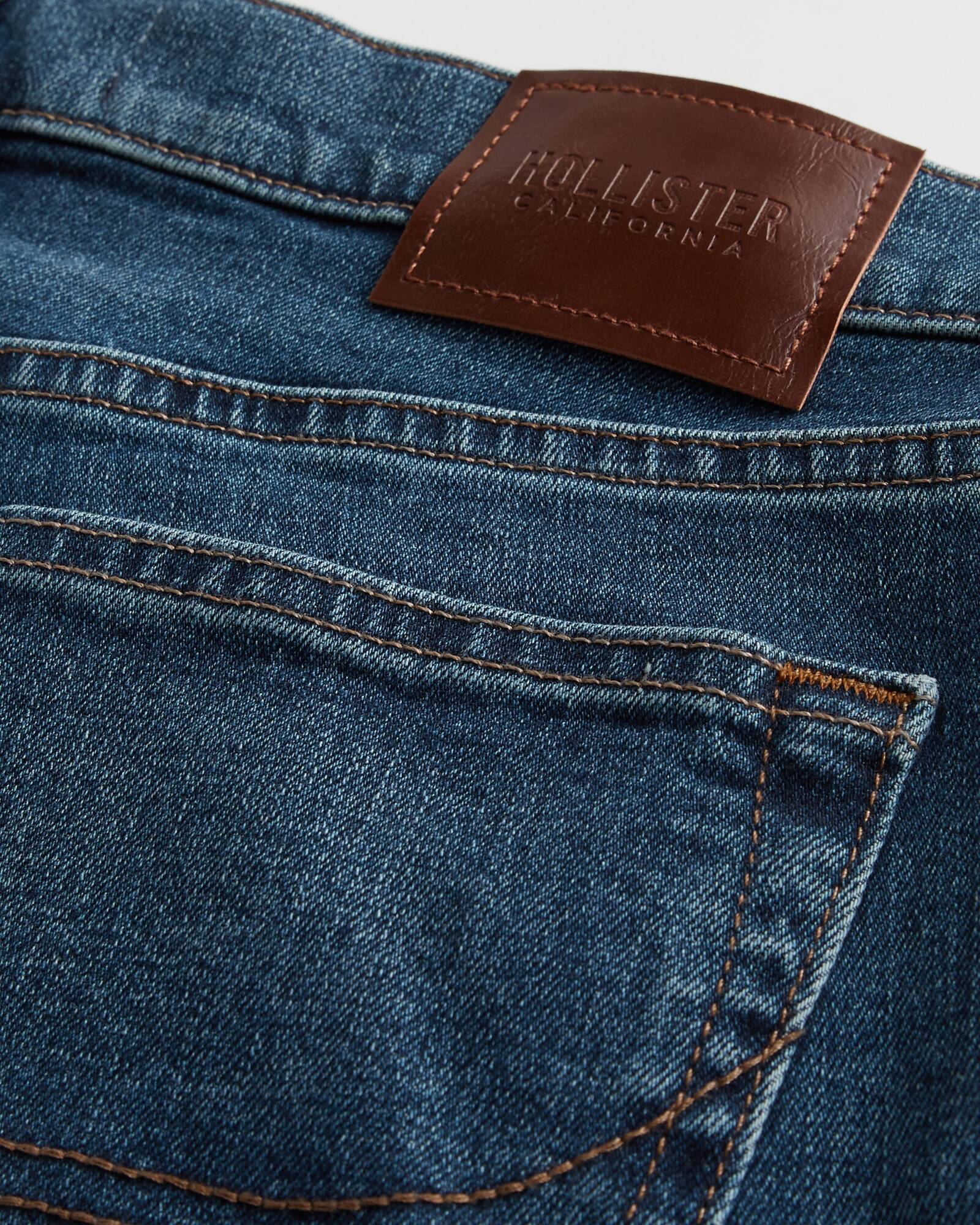 Black No Fade Slim Straight Jeans