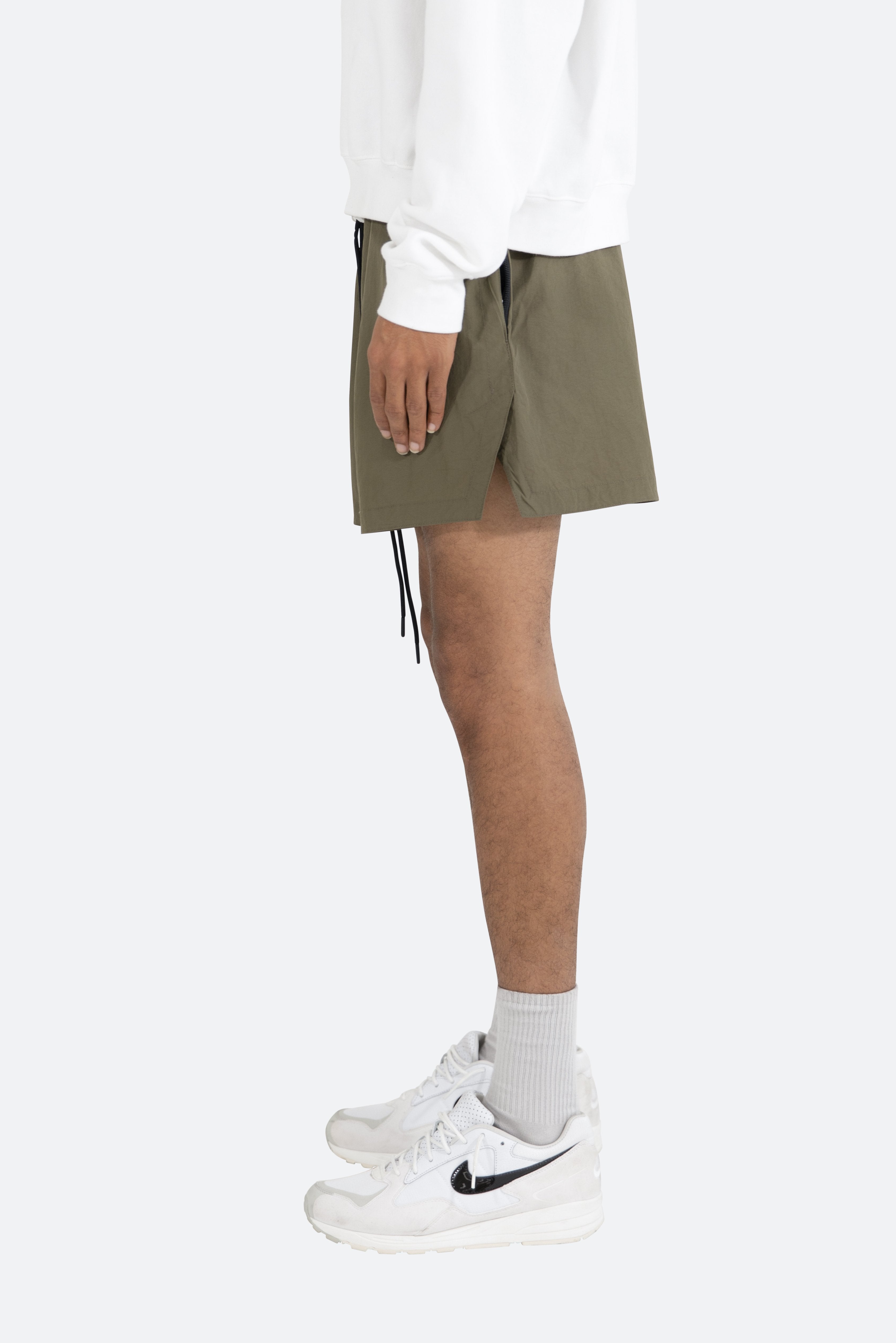 Basic Runner Shorts - Olive