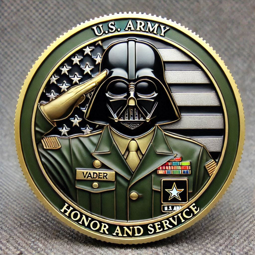 Veteran Tribute coin - Dark Warrior Edition