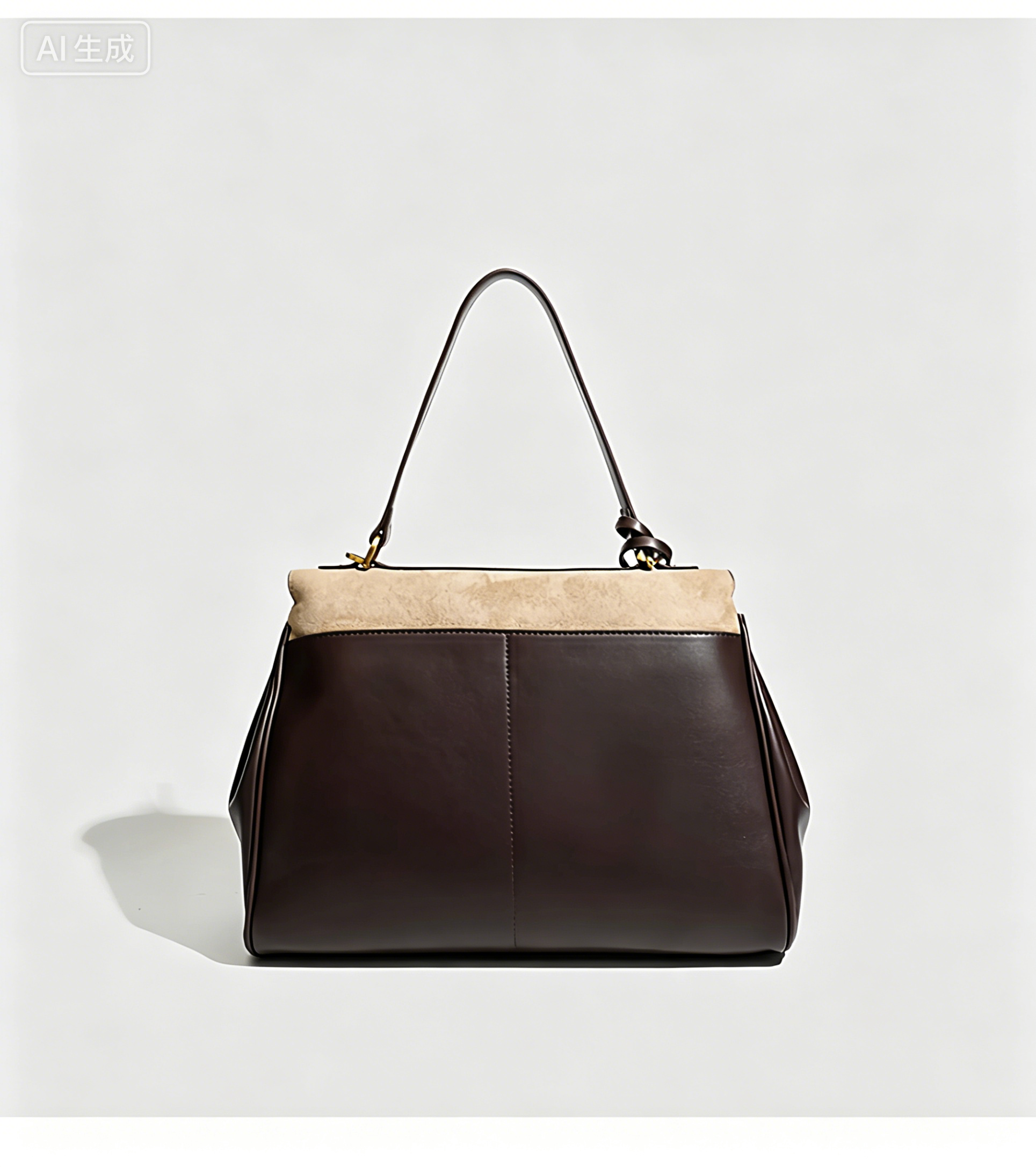 Fashionable women handbag with cowhide leather