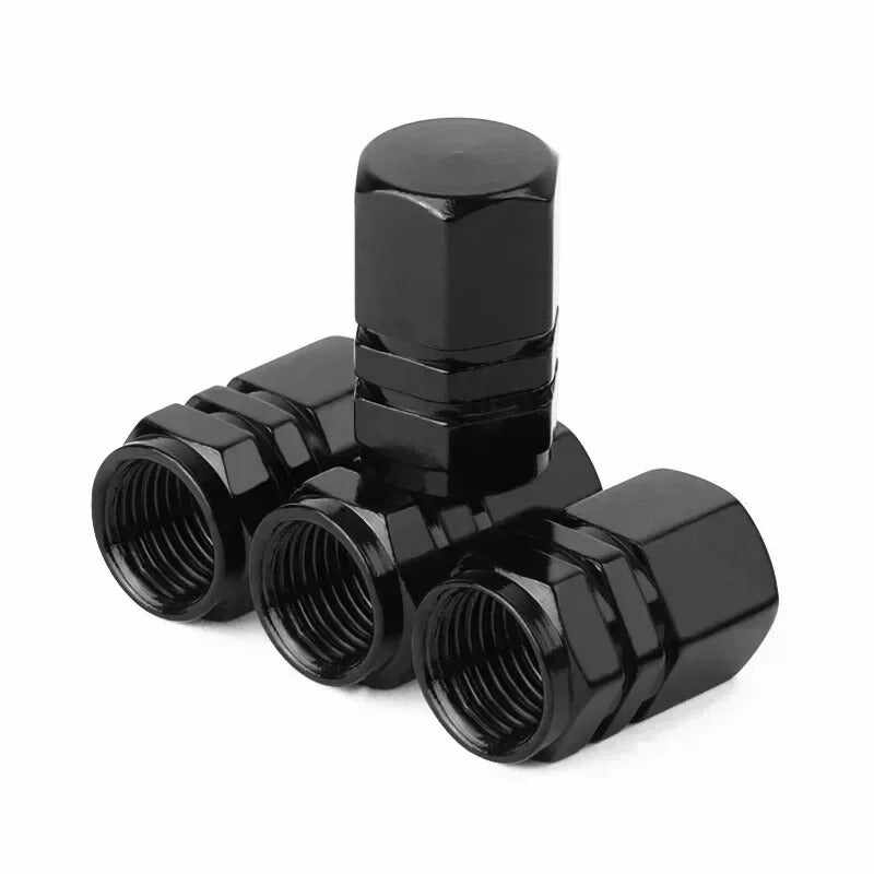 Carbon Fiber License Plate Frame + 4 Valve Stem Caps