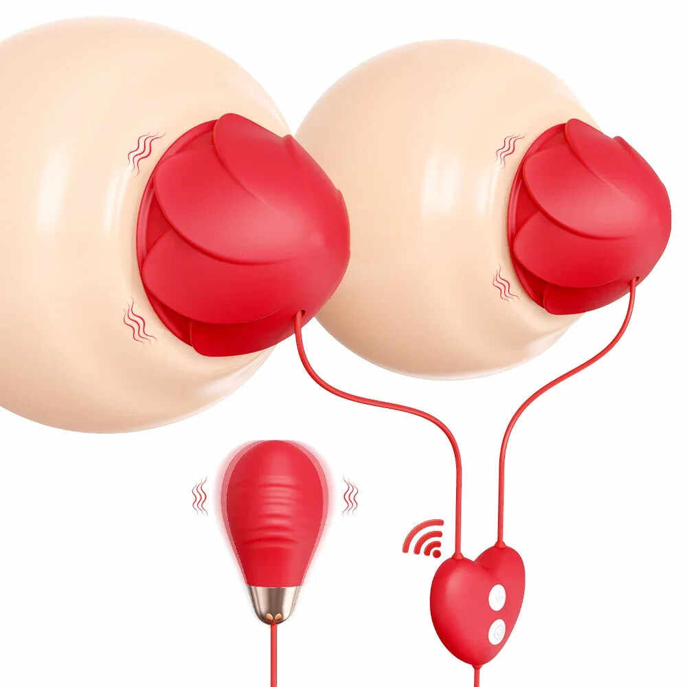Rose App-Controlled Wireless Nipple Clamps