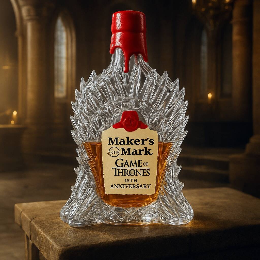 Iron Throne Whiskey Bottle